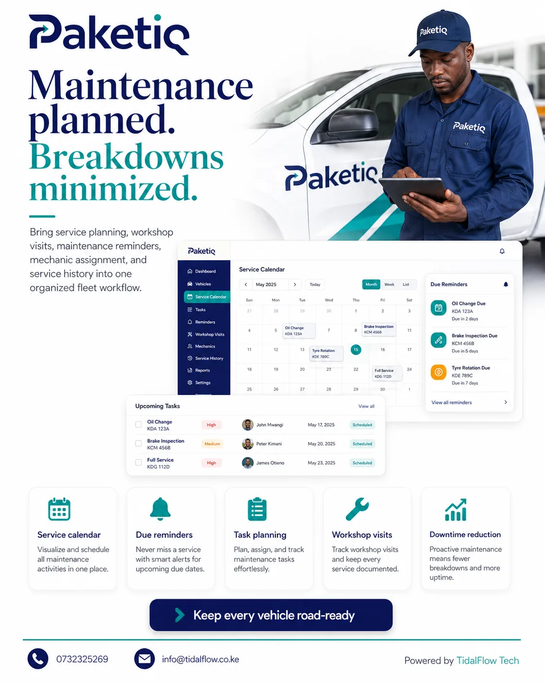 Paketiq post trip reporting
